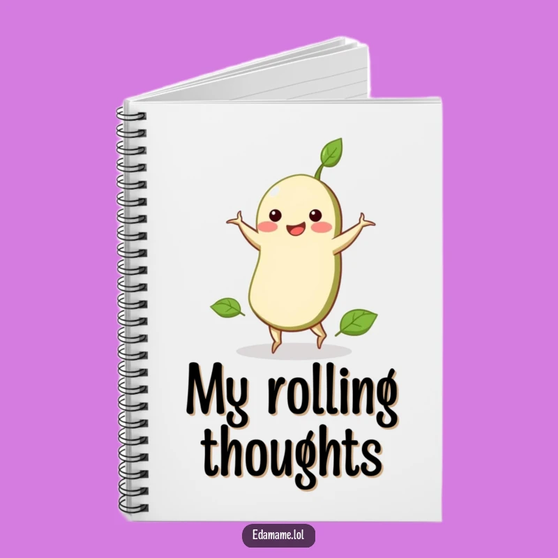 Funny Edamame Cartwheel Notebook: Jot Down Ideas With Spirited Flair!