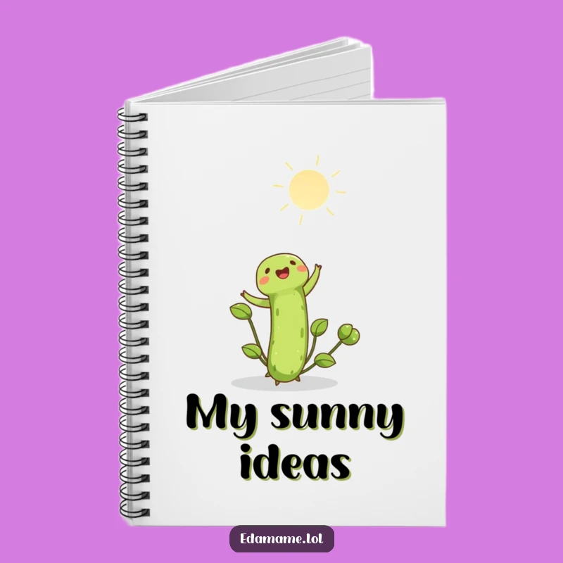 Funny Edamame Shoot Notebook: Jot Down Sunny Ideas