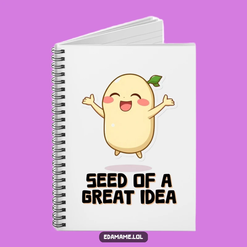 Funny Edamame Jump Notebook: Hilarious Bean Journal for Your Thoughts!