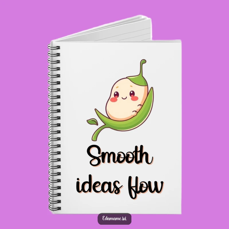 Funny Bean Pod Sliding Notebook - Hilarious Notes & Smooth Ideas!