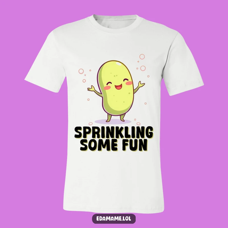 Funny Edamame Salt Juggling T-Shirt: Wear Your Love for Flavor Hilariously