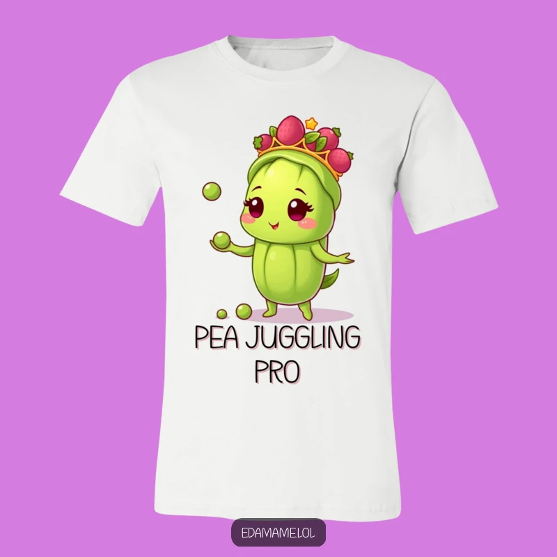 Funny Edamame Juggler T-Shirt: Wearable Whimsy for Fun Lovers!