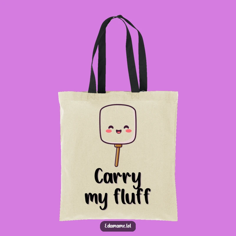 Funny Marshmallow Tote Bag, Carry Your Sweetness, Practical Funny Gift