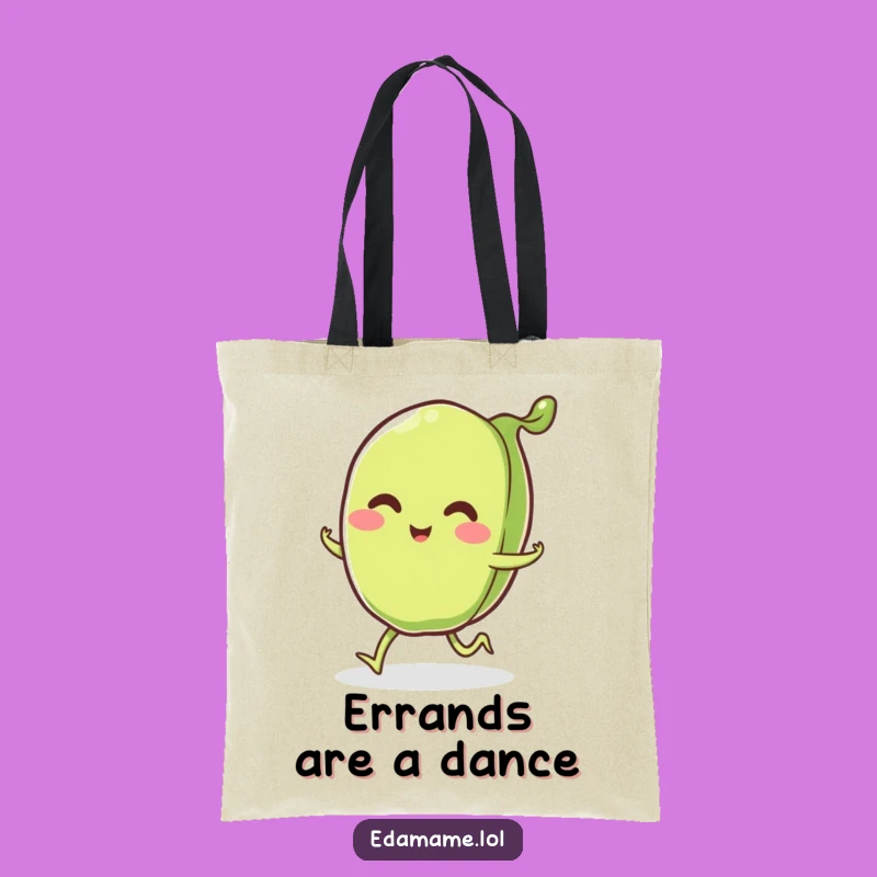 Funny Edamame Pod Tote Bag: Carry Your Joy, Hilarious Gift Idea