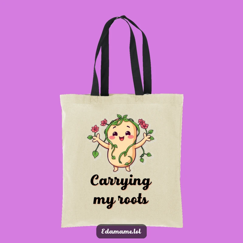 Funny Vine Arms Bean Tote Bag: Carry Your Joy With This Character